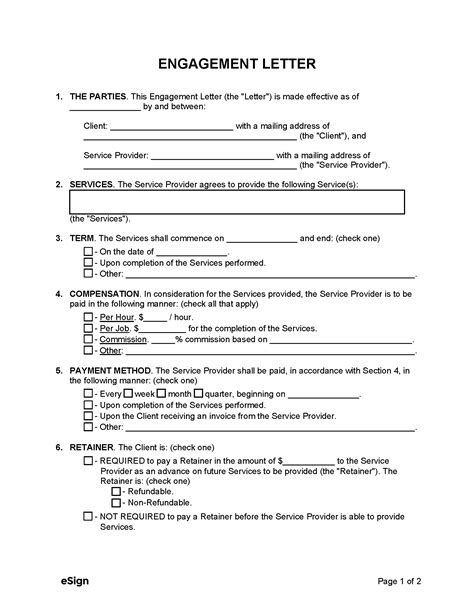 engagement letter po polsku|ENGAGEMENT .